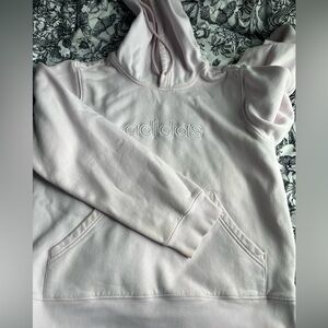 Adidas Women's Light Pink Hoodie